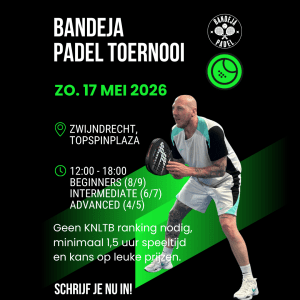 Toernooi TopSpinPlaza - Zwijndrecht - 17 mei