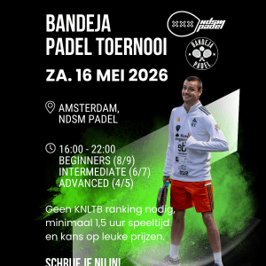 Toernooi NDSM Padel - Amsterdam - 16 mei