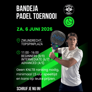 Toernooi TopSpinPlaza - Zwijndrecht - 6 juni