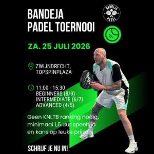 Toernooi TopSpinPlaza - Zwijndrecht - 25 juli