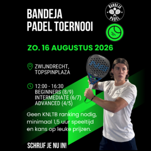 Toernooi TopSpinPlaza - Zwijndrecht - 16 augustus