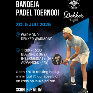 Toernooi Dekker Warmond - Leiden - 5 juli