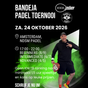Tournament NDSM Padel - Amsterdam - 24 October