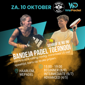 Tournament WePadel - Haarlem - 10 October