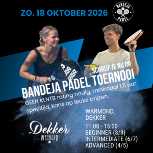 Tournament Dekker Warmond - Leiden- 18 October