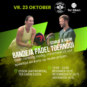 Tournament Ter Eiken - Essen - 23 October