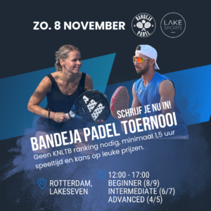 Toernooi Lake Seven- Rotterdam - 8 november